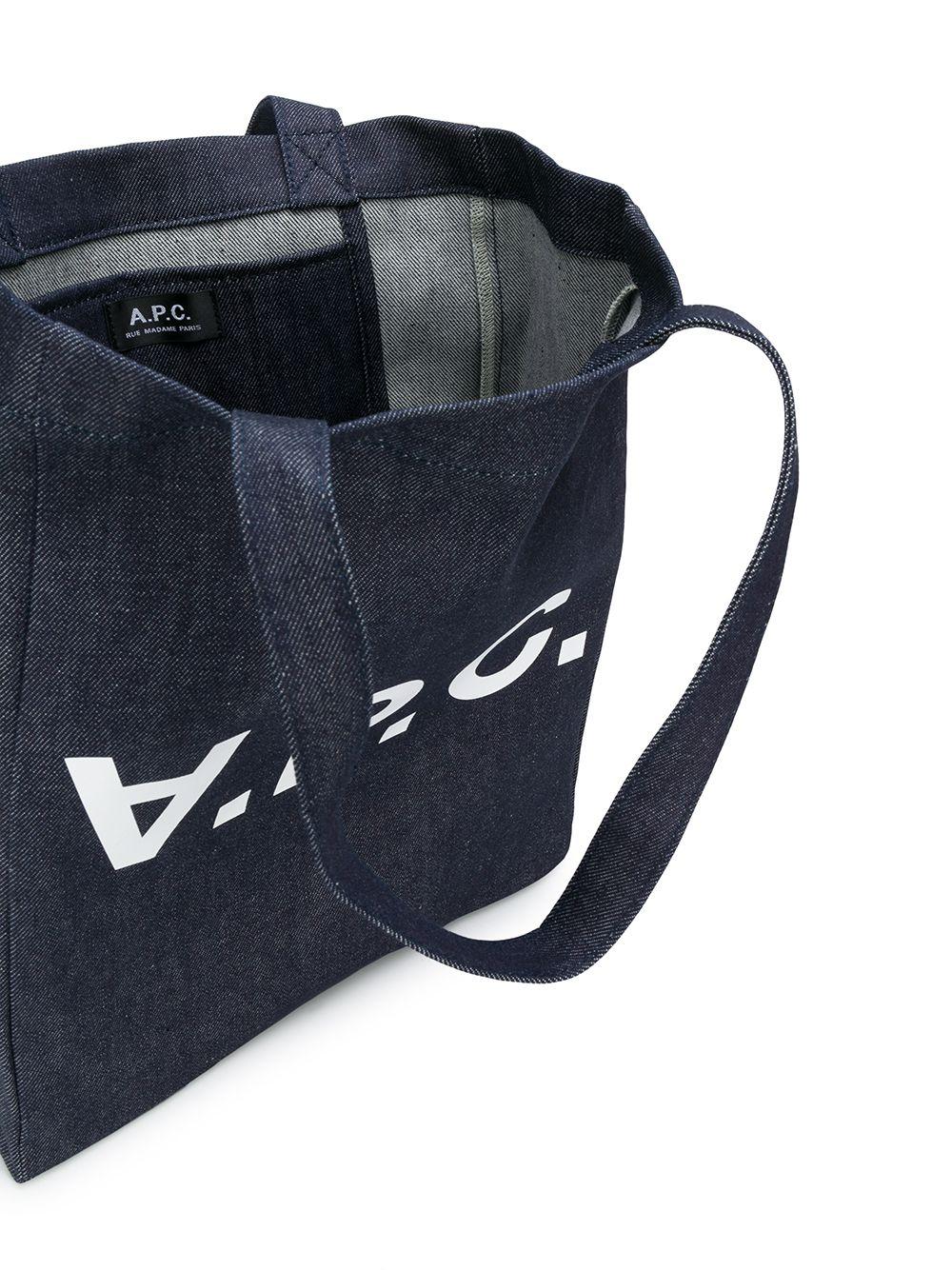 logo denim tote bag Product Image
