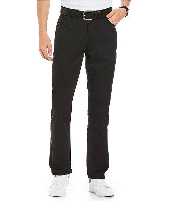 Michael Kors Slim-Fit Parker Stretch Flat Front Twill Pants Product Image