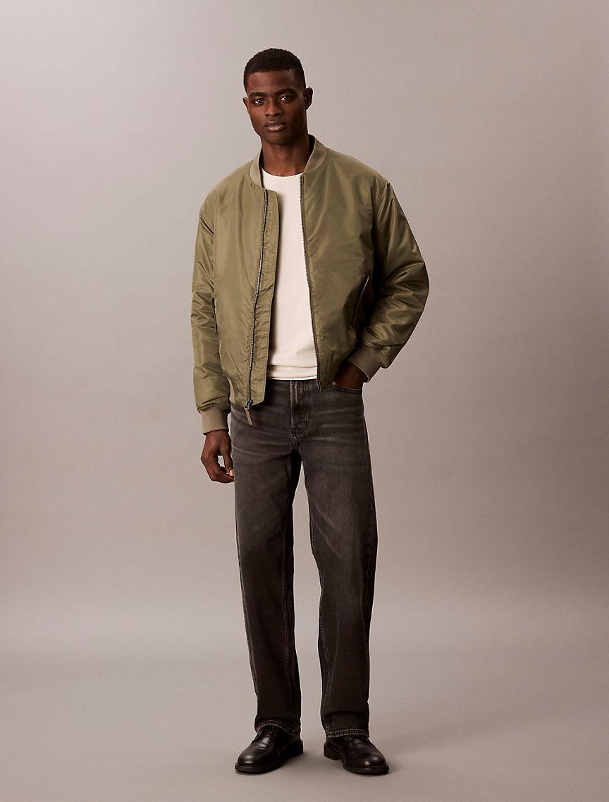 Nylon Bomber Jacket Product Image