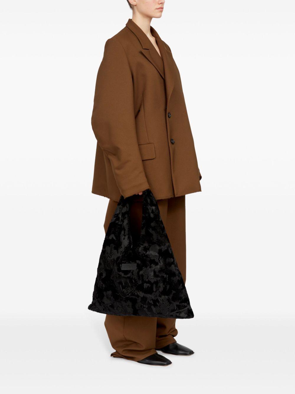 Classic Japanese faux-fur tote bag Product Image