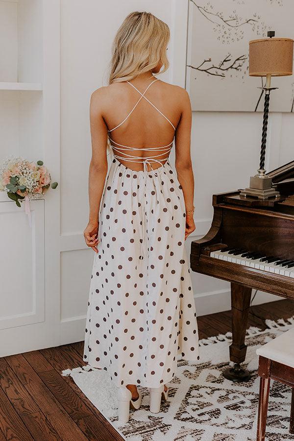 Right On Cue Linen-Blend Midi Dress Product Image