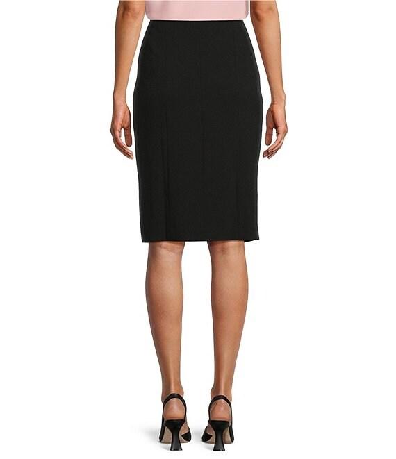 Kasper Side Zip Sailor Paneled Pencil Skirt Product Image