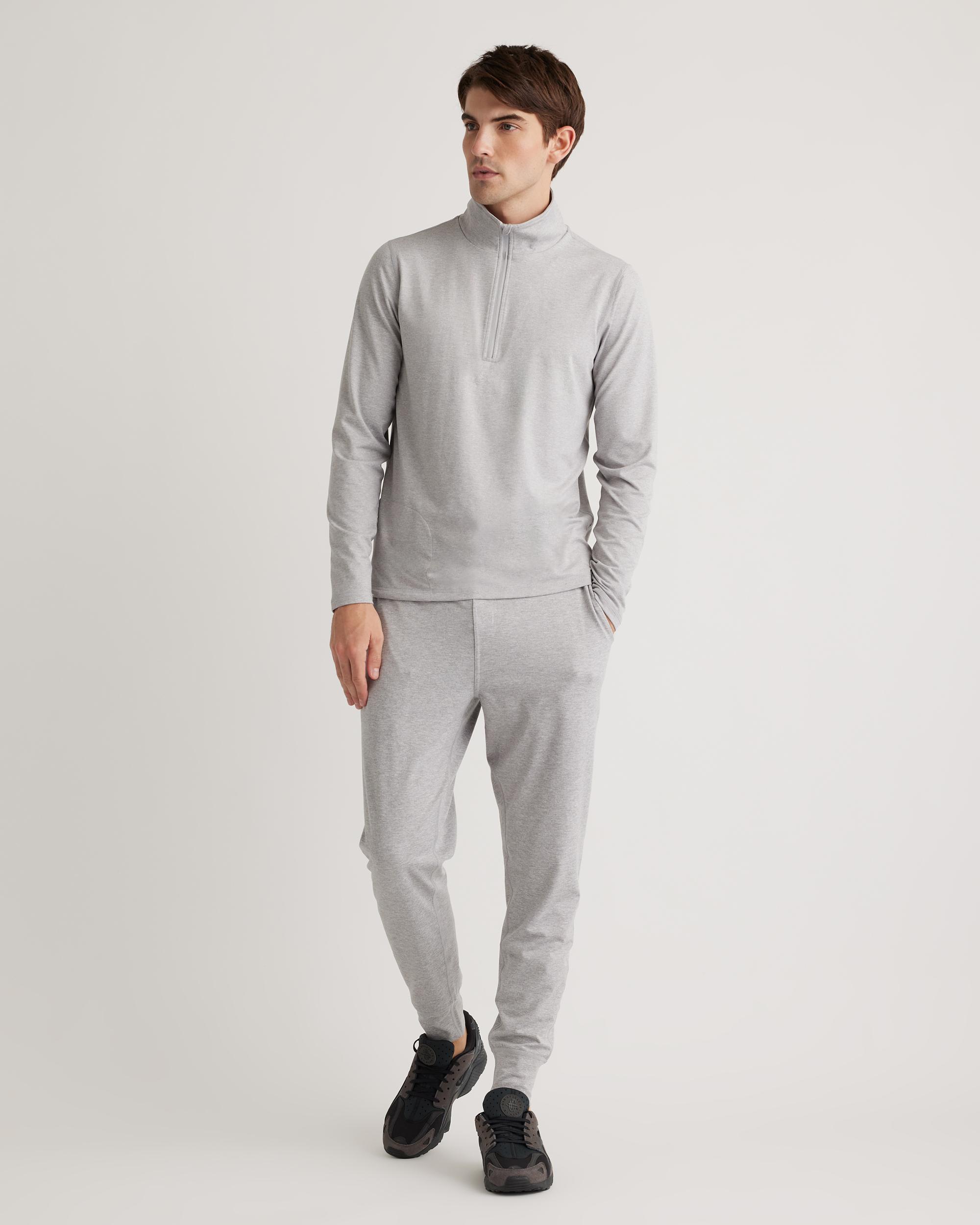 Quince | Men's Flowknit Performance Half-Zip Recycled Polyester Product Image