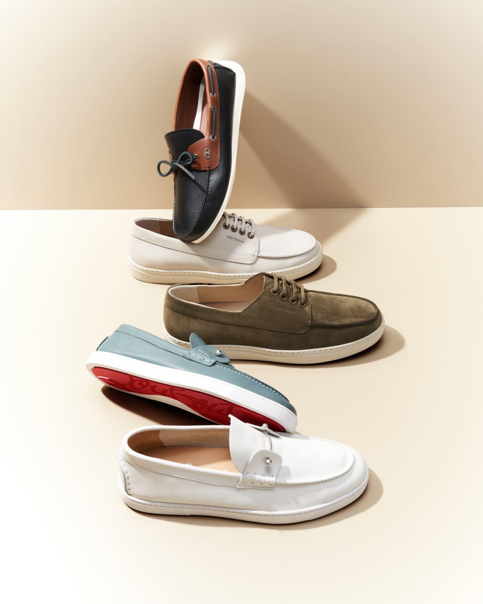 Mens Bristol Leather Sneakers Product Image