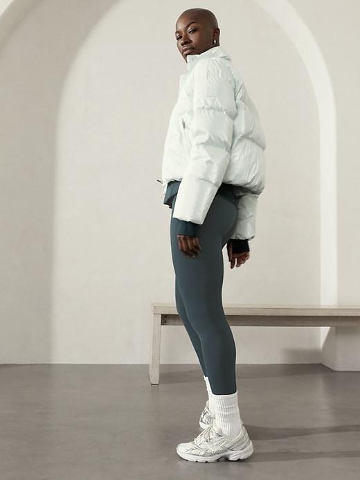 Summit Cropped Shine Puffer Product Image