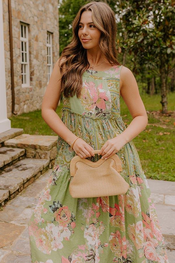 Petal Promenade Tiered Maxi Dress Product Image