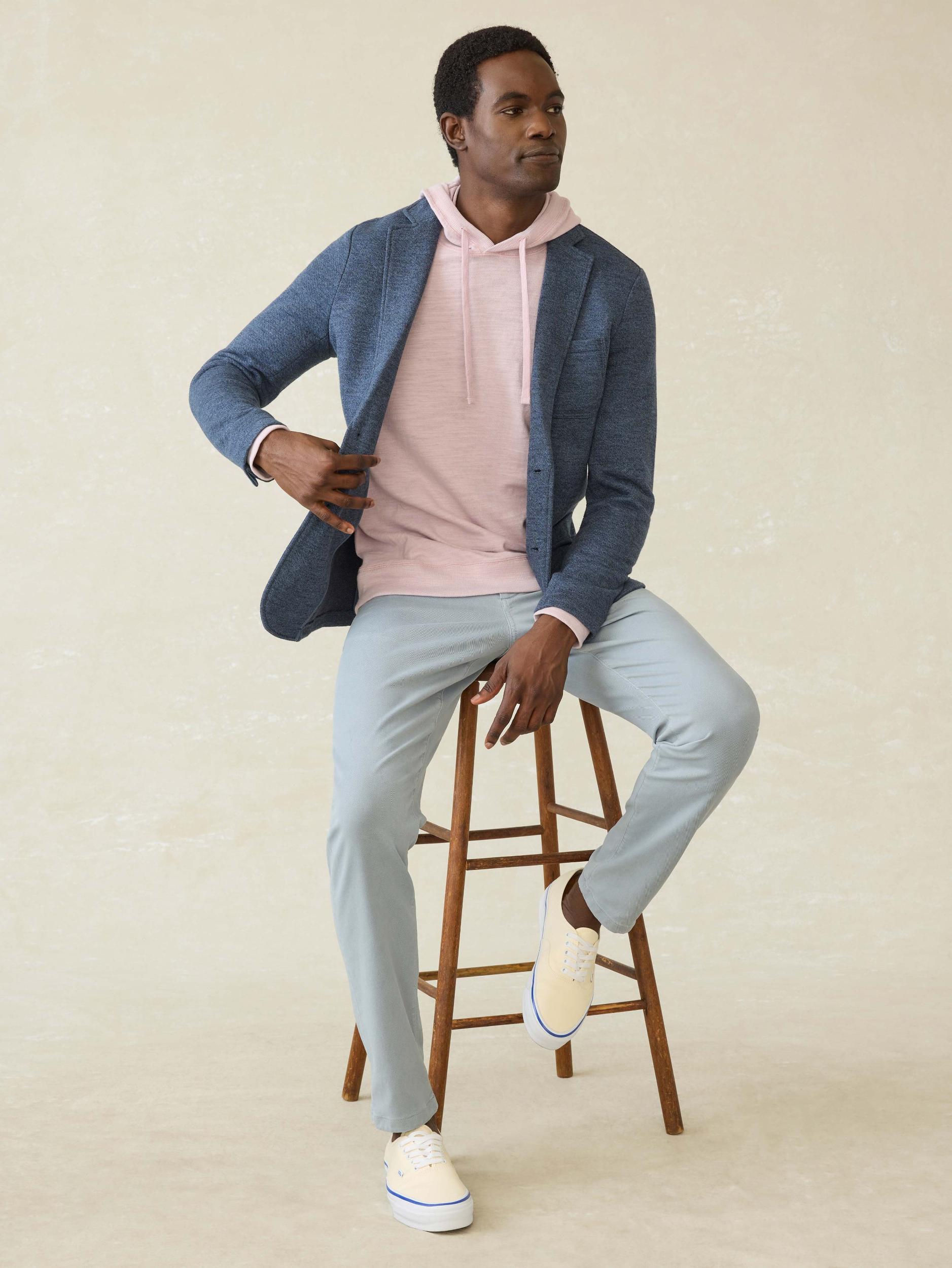 Sunwashed Midweight Organic Hoodie - Vista Plum Male Product Image