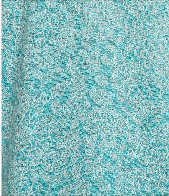 Roundtree & Yorke Short Sleeve Patterned Polynosic Polo Shirt Product Image