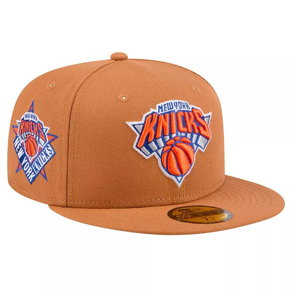 Men's New Era Tan New York Knicks Color Pack 59FIFTY Fitted Hat, Size: 7 1/4, Team Product Image