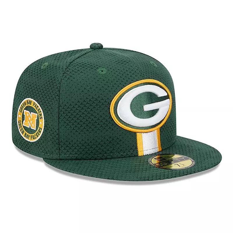 Men's New Era  Green Green Bay Packers 2024 Sideline 59FIFTY Fitted Hat, Size: 7 3/8 Product Image