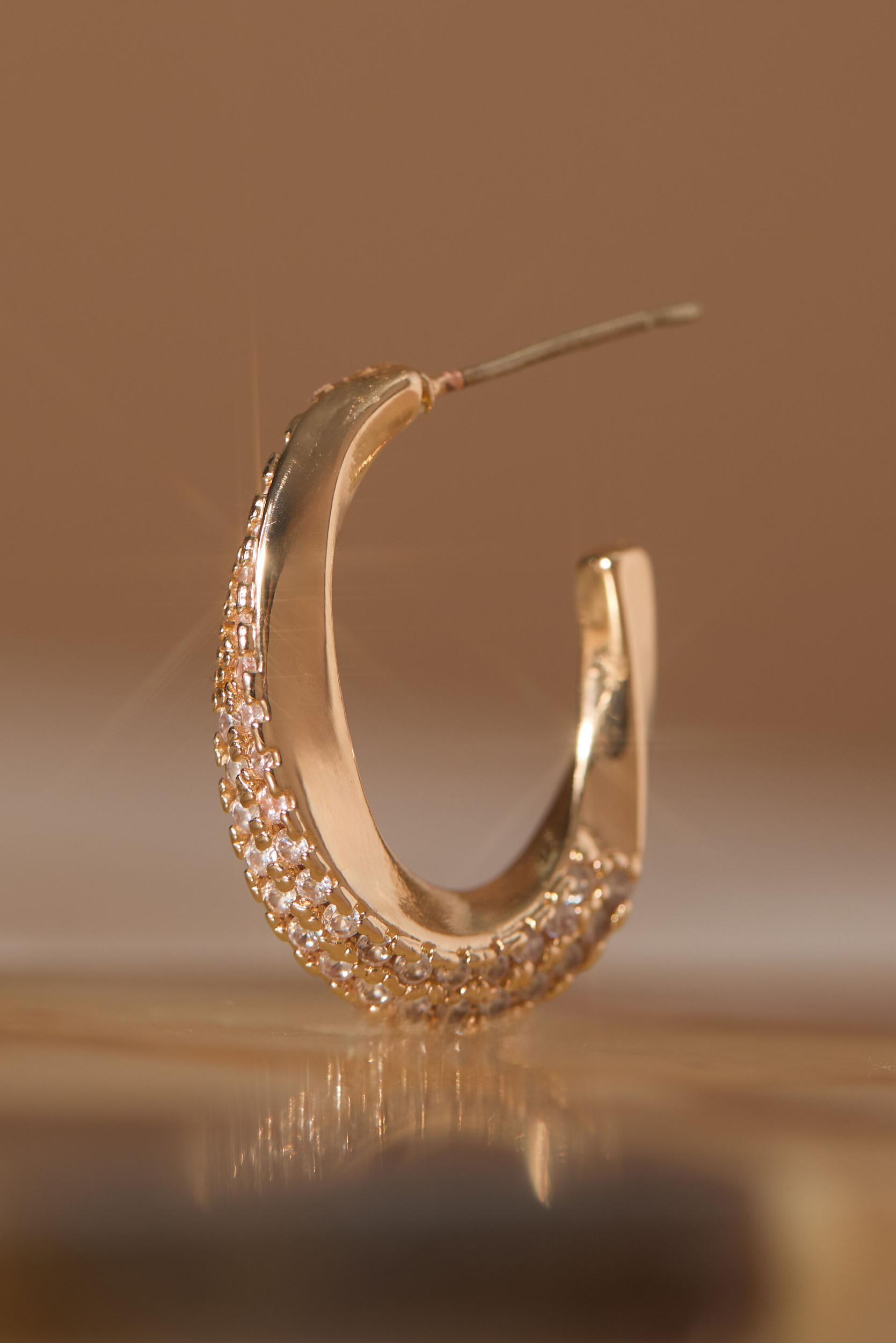 Twisted Oval Hoops Product Image