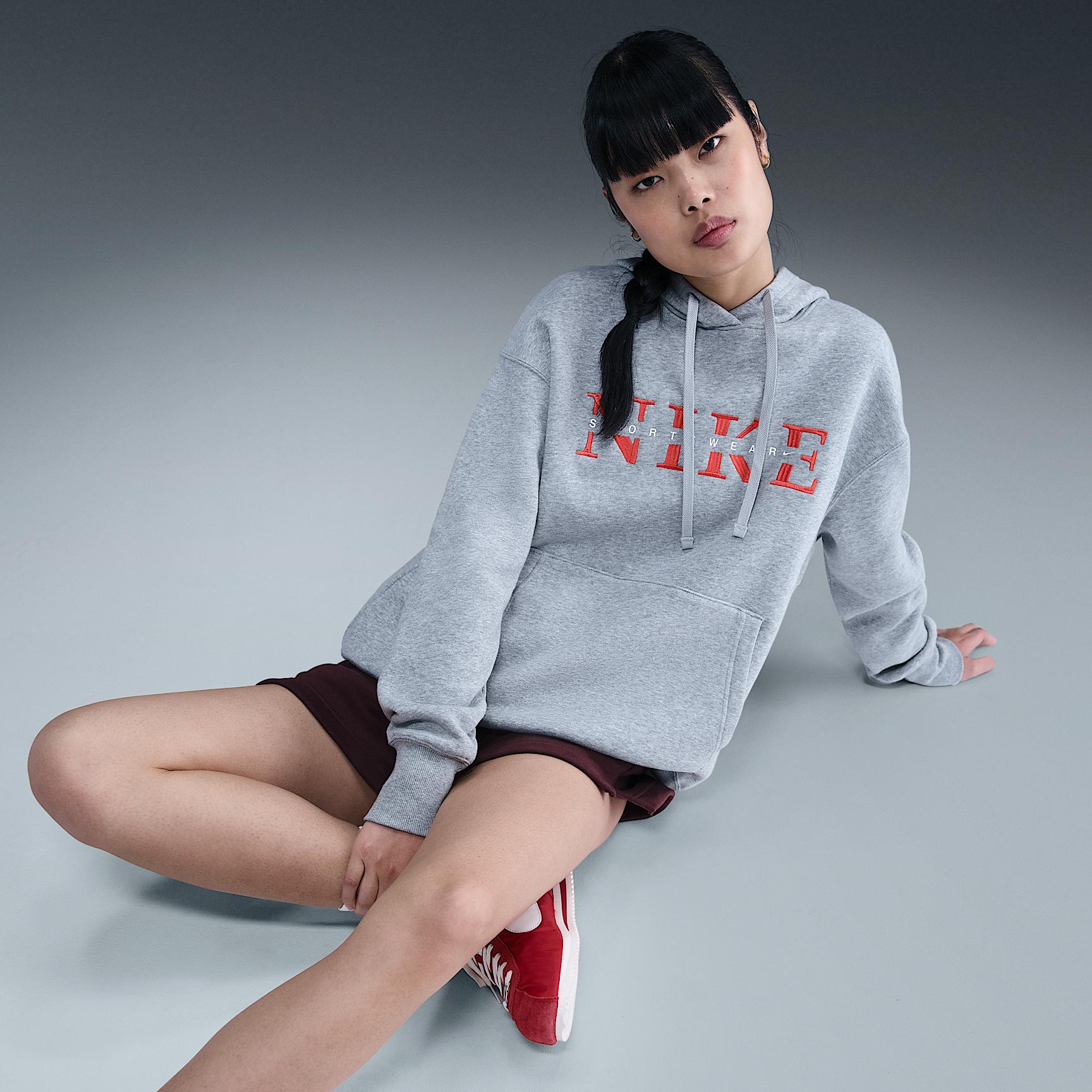 Womens Nike Sportswear Phoenix Fleece Oversized Pullover Hoodie | IH4054-063 Product Image