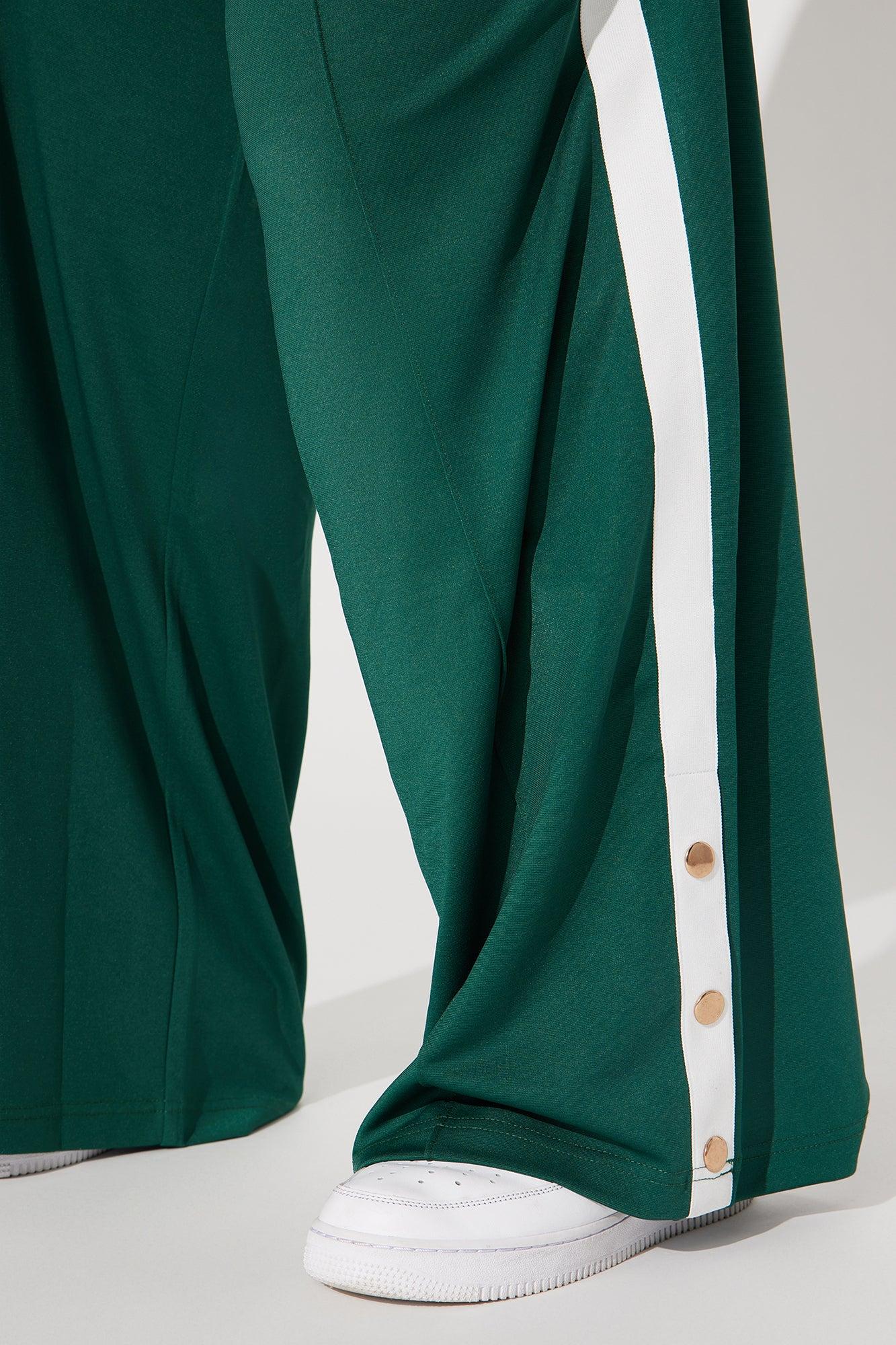 Hanging Out Later Track Pant Set - Hunter Product Image