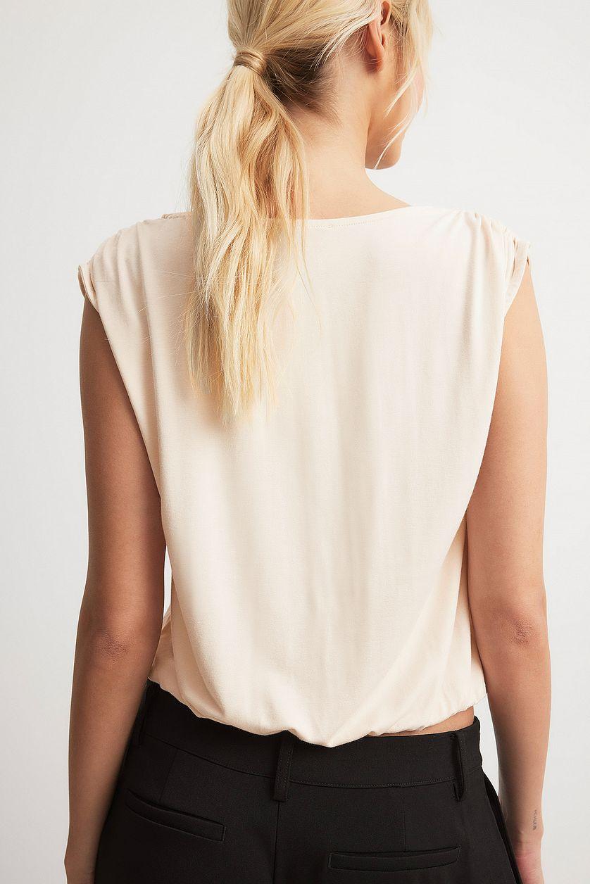 Draped Jersey Top Product Image