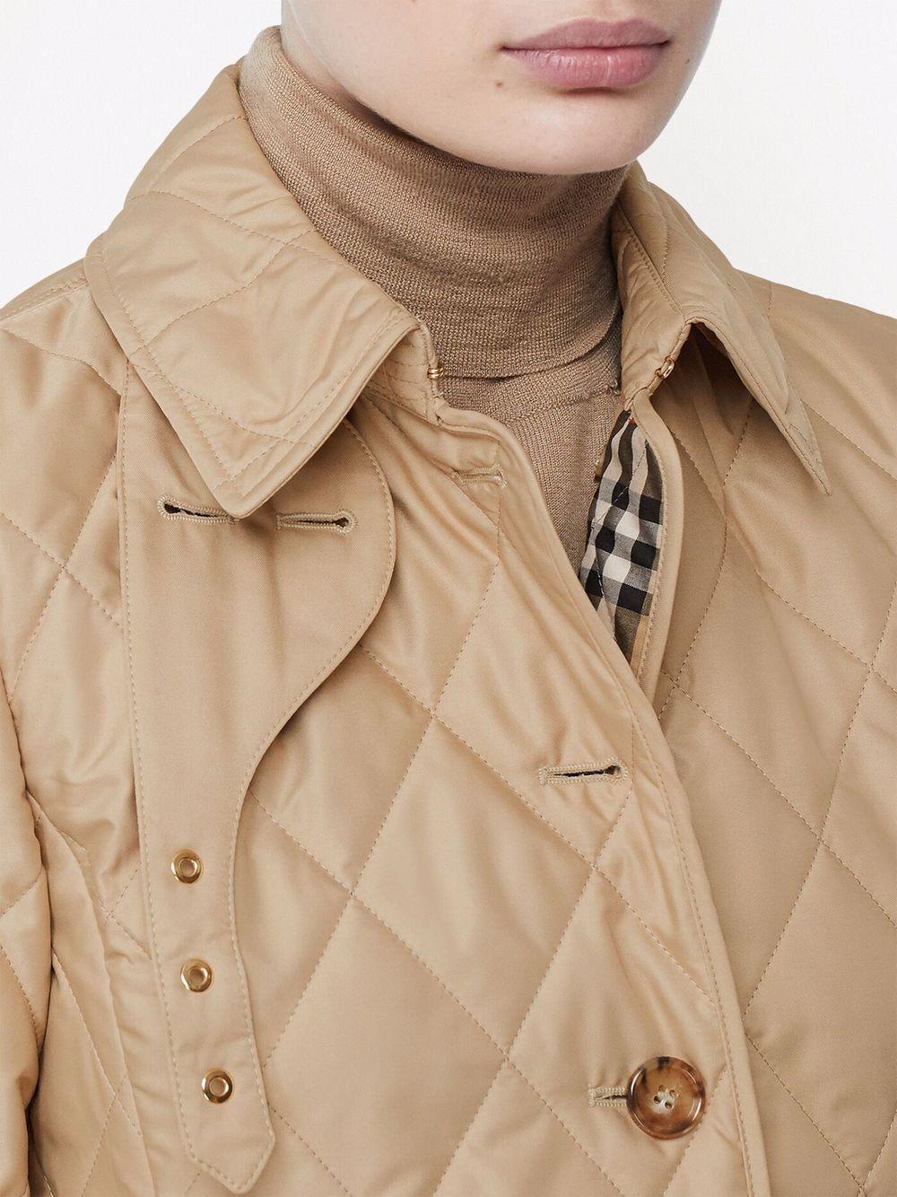diamond-quilted jacket Product Image