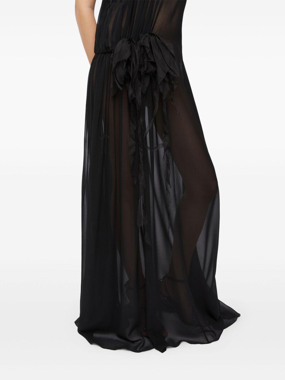semi-sheer maxi dress Product Image