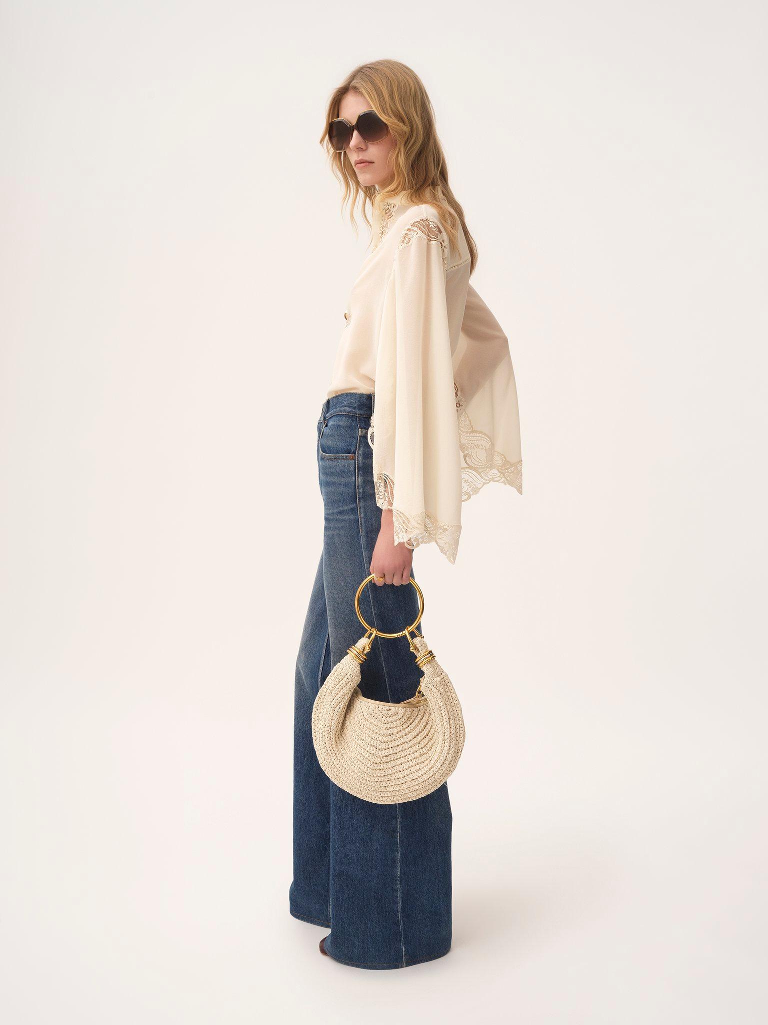 Small Bracelet Hobo bag in crochet Product Image