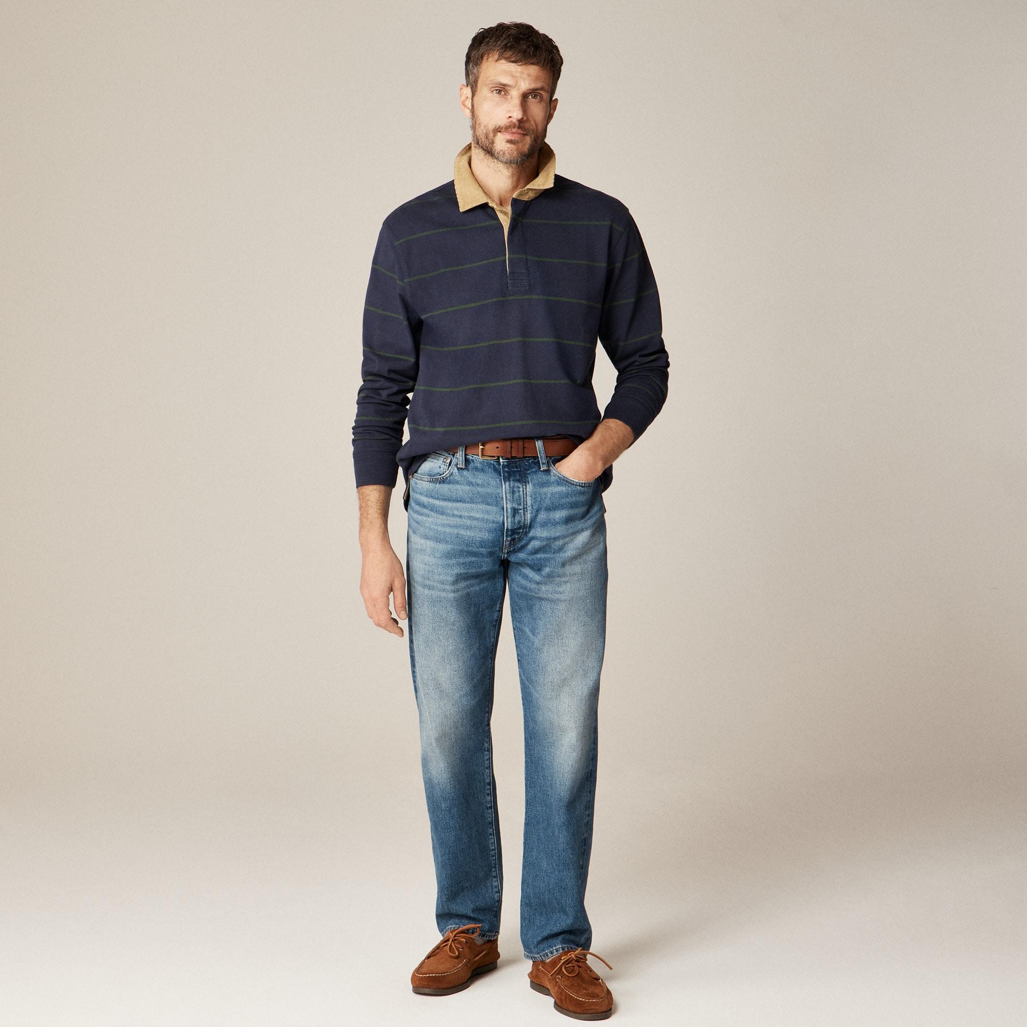 Rugby shirt with corduroy collar Product Image