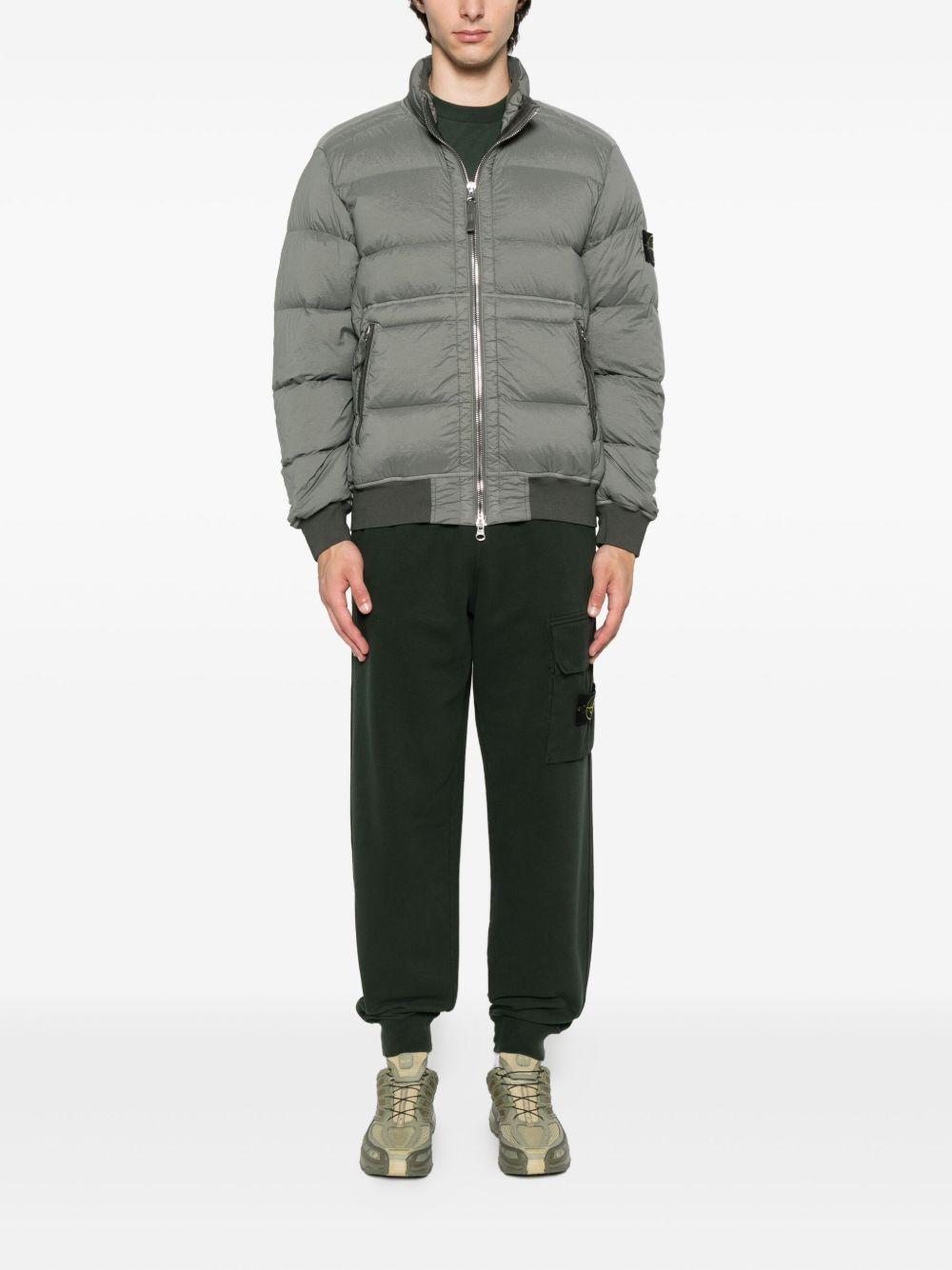 quilted zip-front jacket Product Image