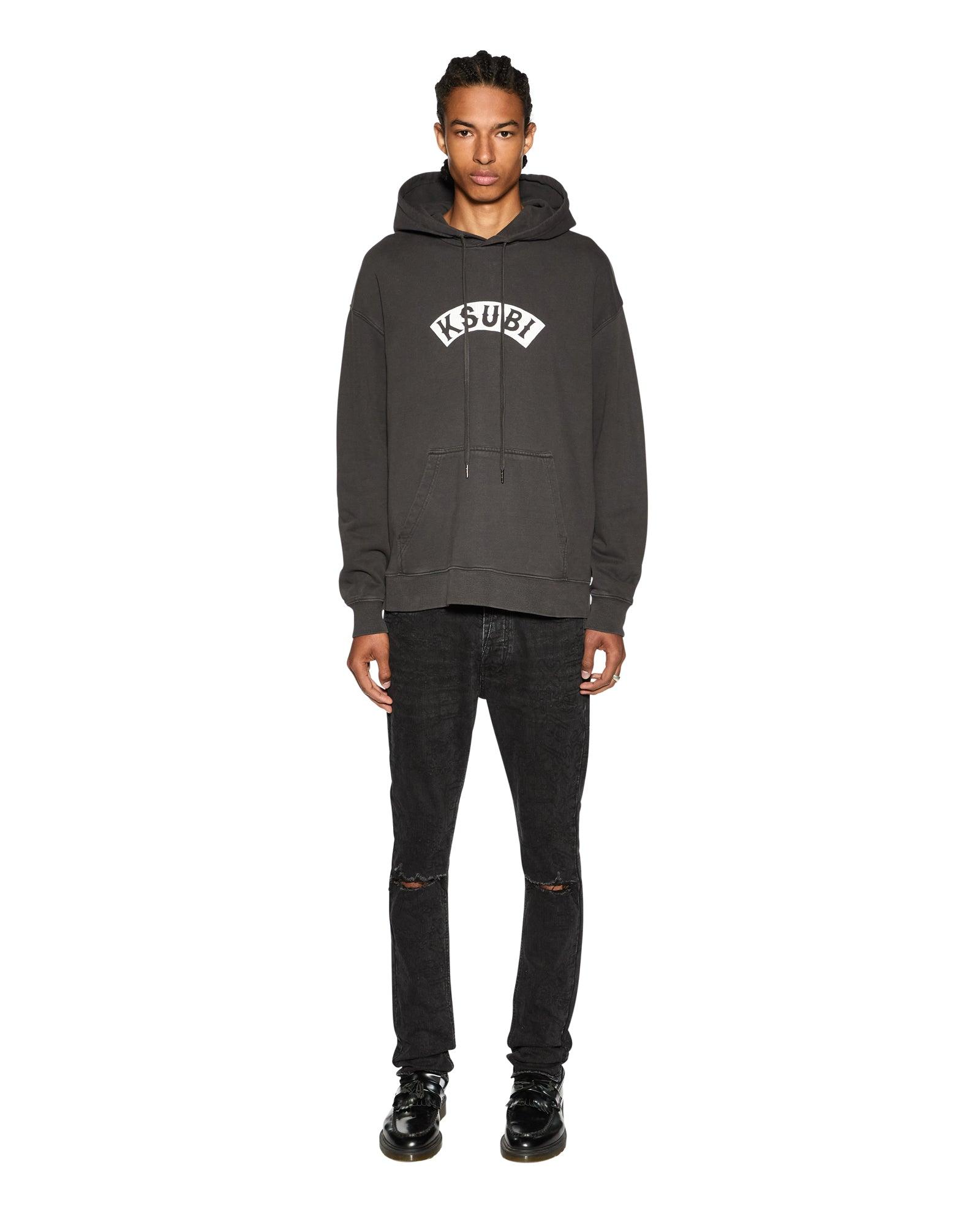 BADDIES BIGGIE HOODIE FADED BLACK Male Product Image