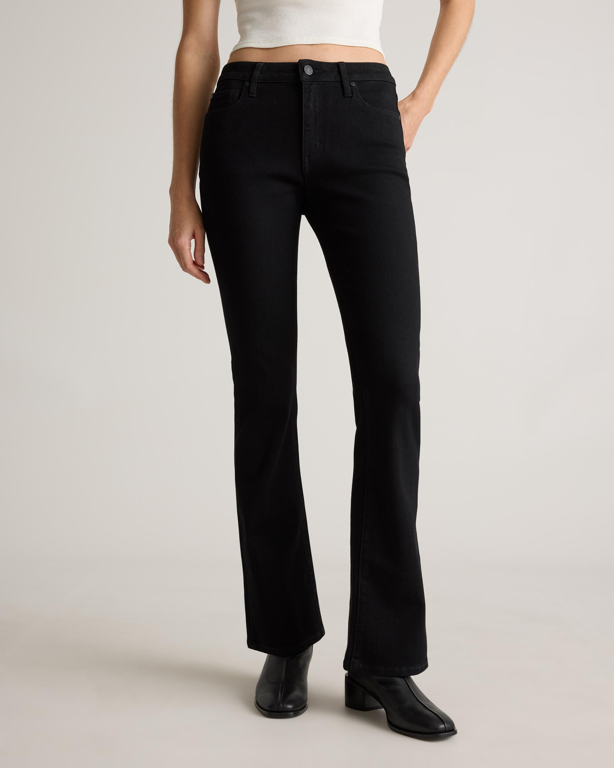 Quince | Women's Luna Stretch Flare Jeans Organic Cotton Product Image