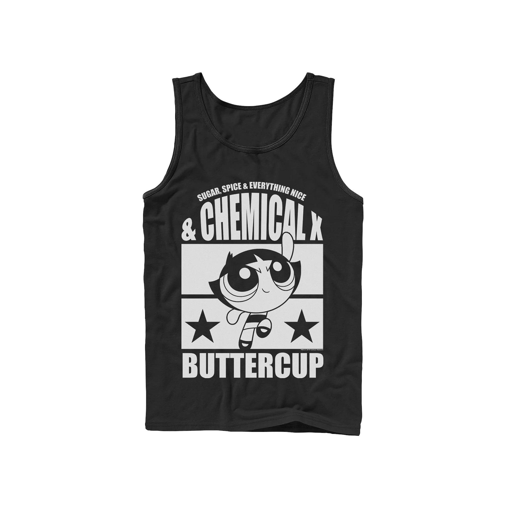 Men's Cartoon Network Powerpuff Girls Buttercup Chemical X Tank Top,  Product Image