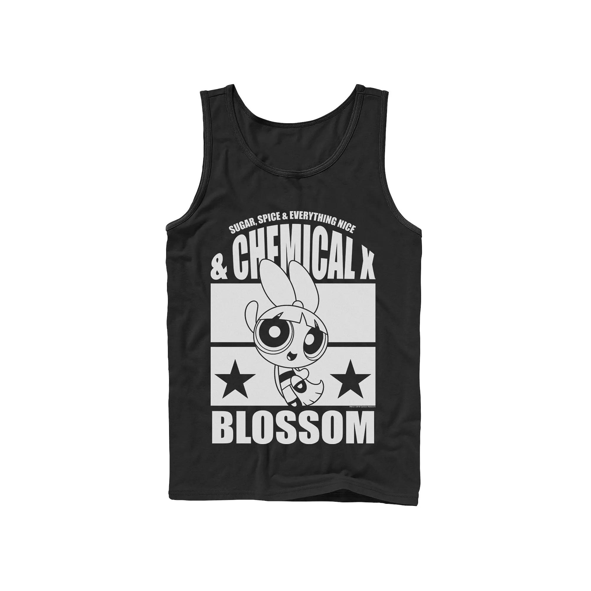 Men's Cartoon Network Powerpuff Girls Blossom Chemical X Tank Top,  Product Image