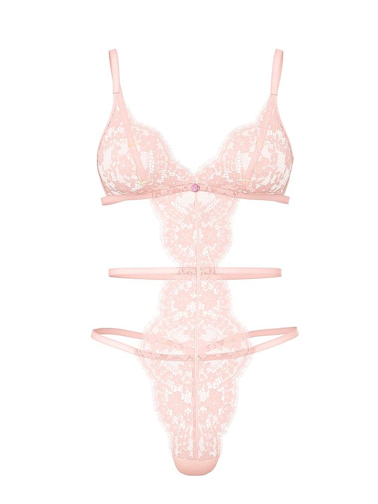 Dare to Dream Lace Strappy Triangle Teddy Product Image