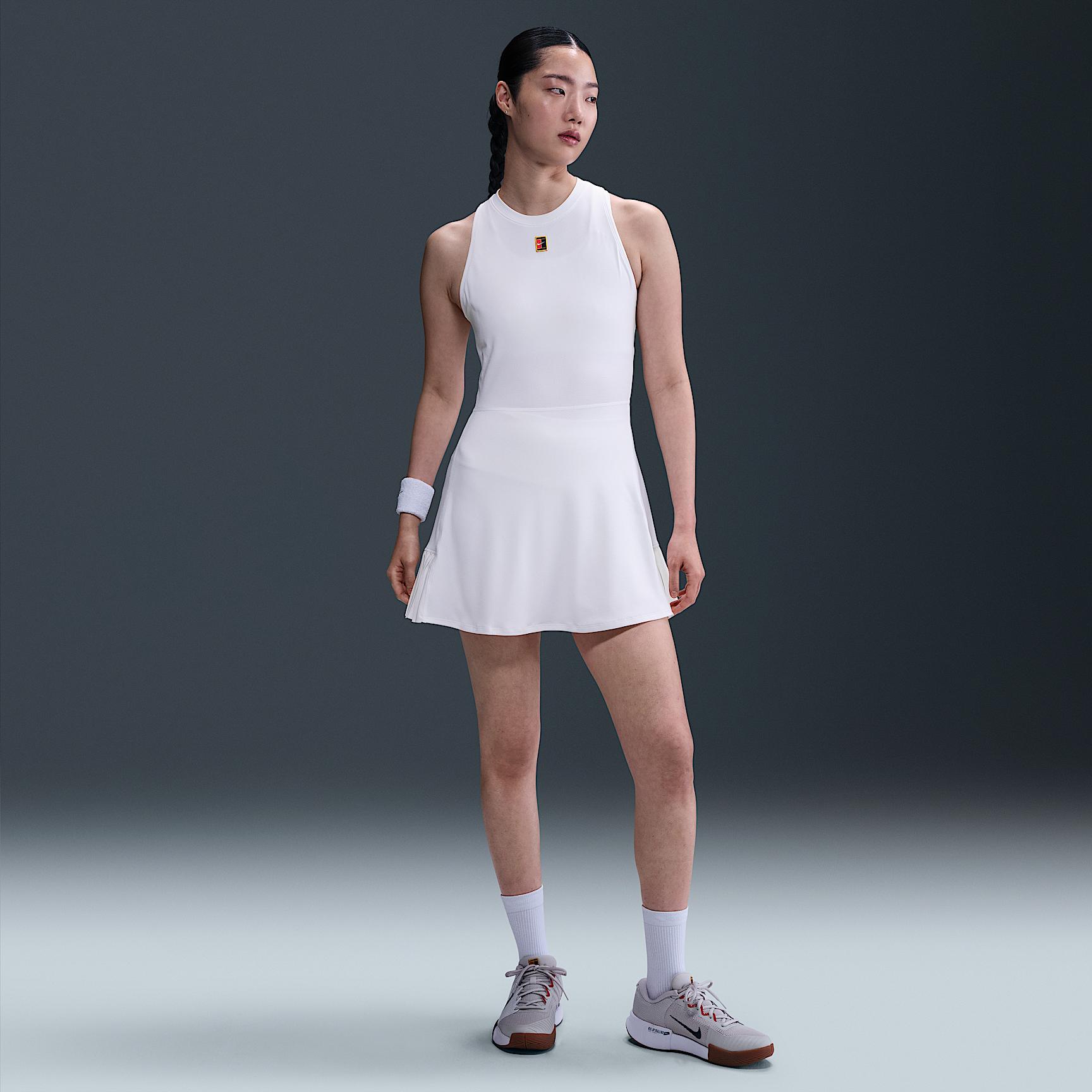 Nike Womens Court Slam Dri-FIT Tennis Dress | FZ6742-110 Product Image