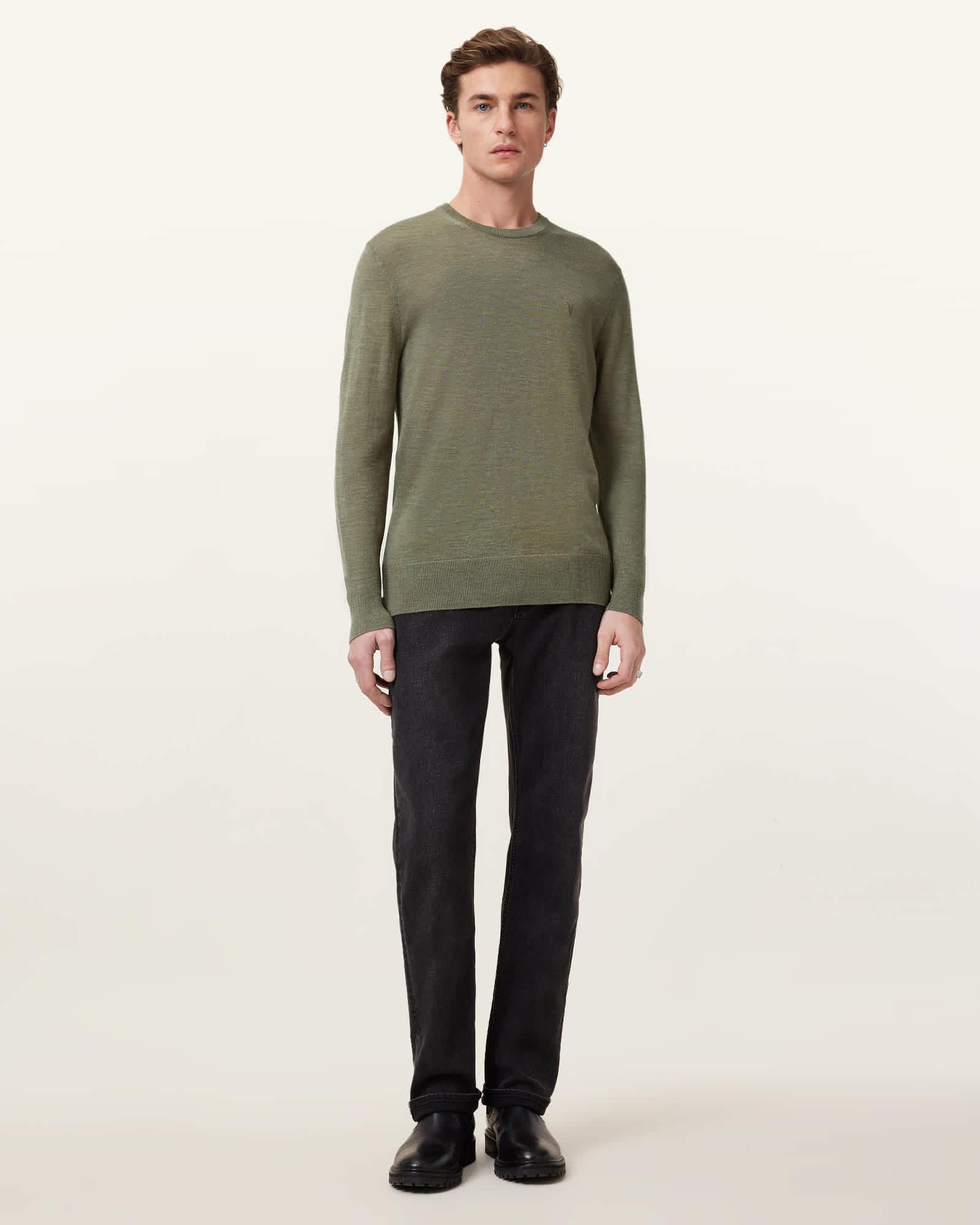 Mode Merino Crew Neck Ramskull Sweater Product Image