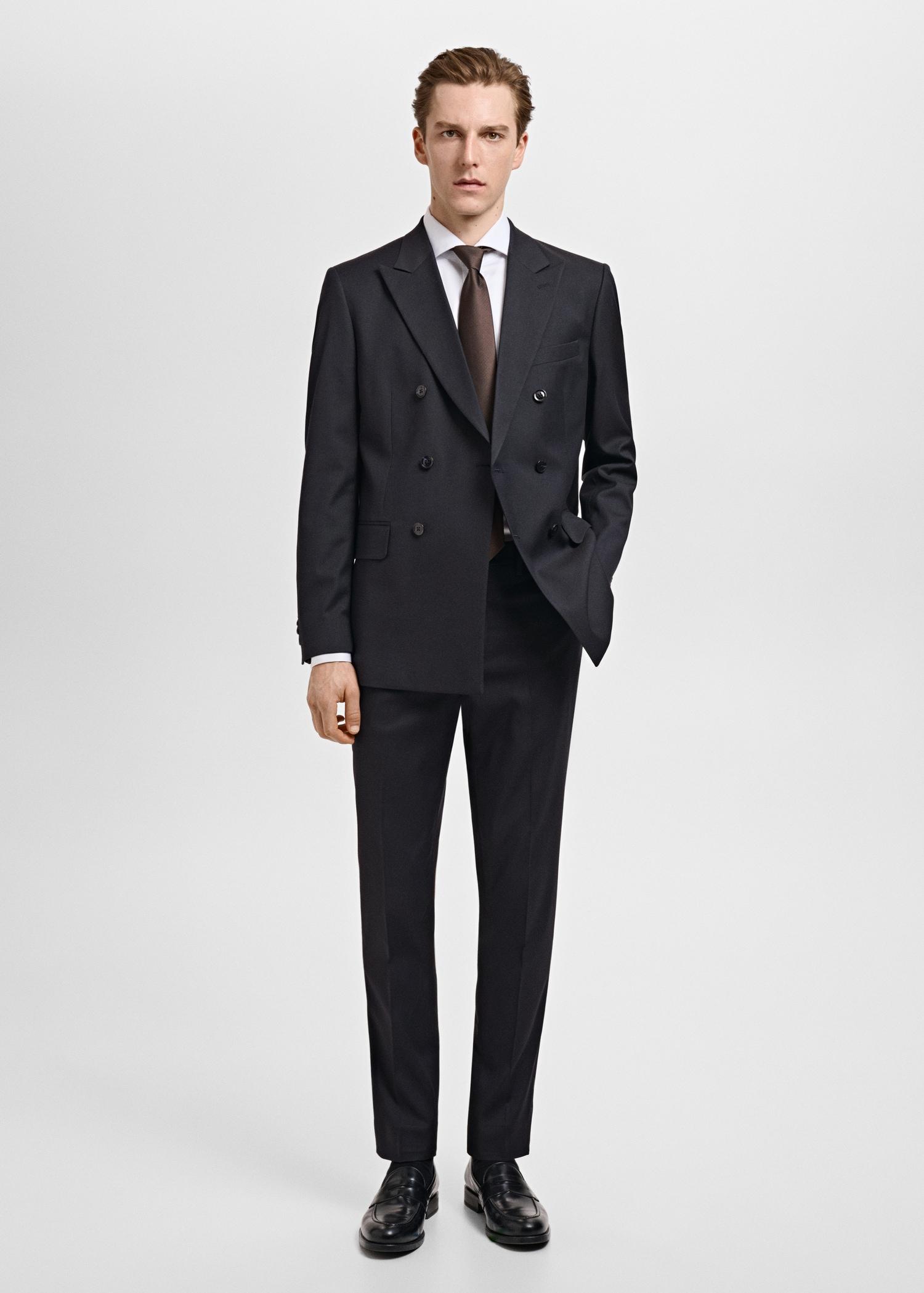 Monaco slim-fit suit pants - Men | MANGO USA Product Image