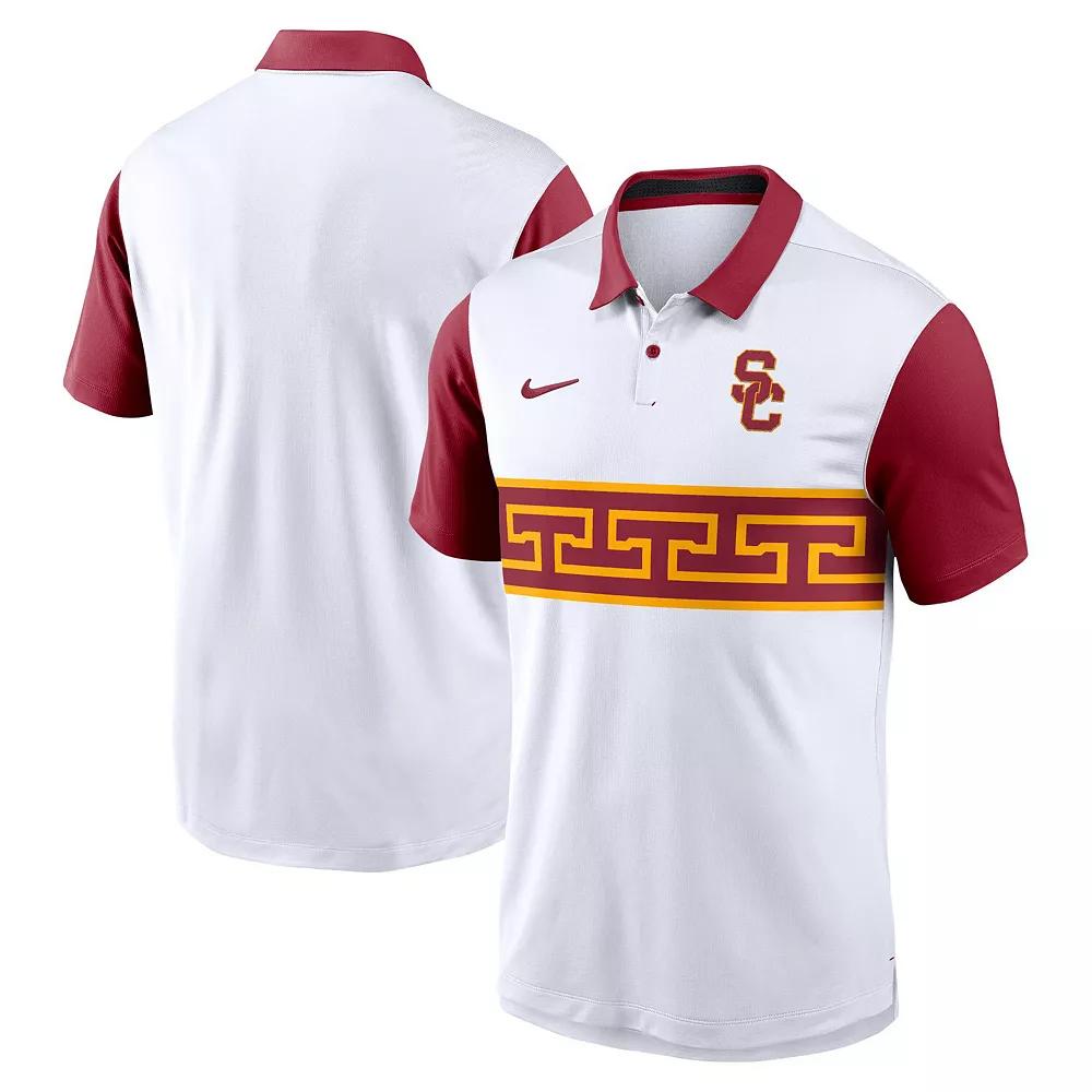 USC Trojans Primetime Campus Vapor Nike Mens Dri-FIT College Polo | CLF24PO00HTB3F-USC Product Image