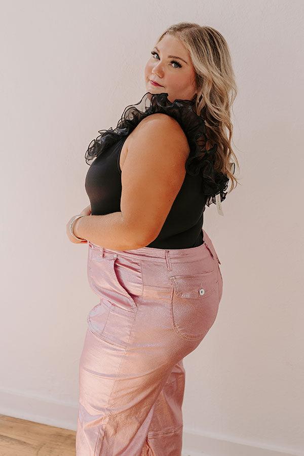 Dashing Darling Bodysuit In Black Curves Product Image