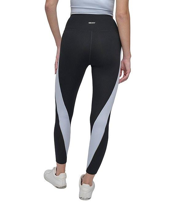 DKNY by Donna Karan Color Block Balance Compression Super High Waist Tight Leggings Product Image