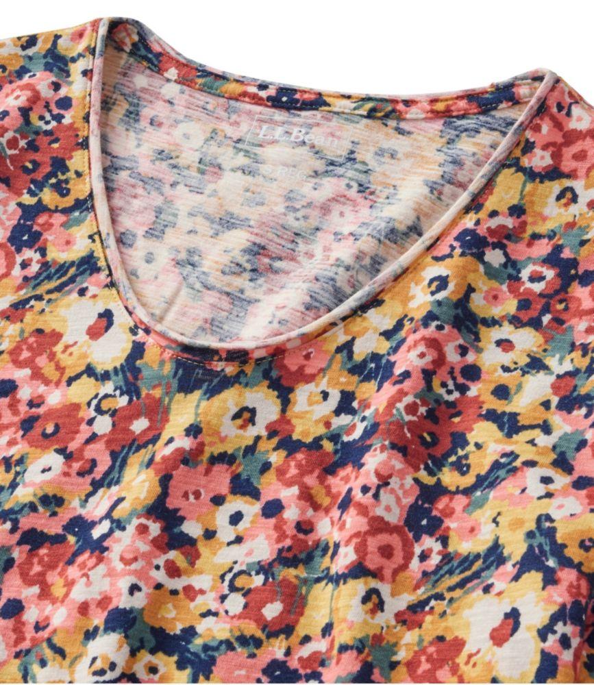 Women's Organic Cotton Tee, V-Neck Short-Sleeve Print Product Image