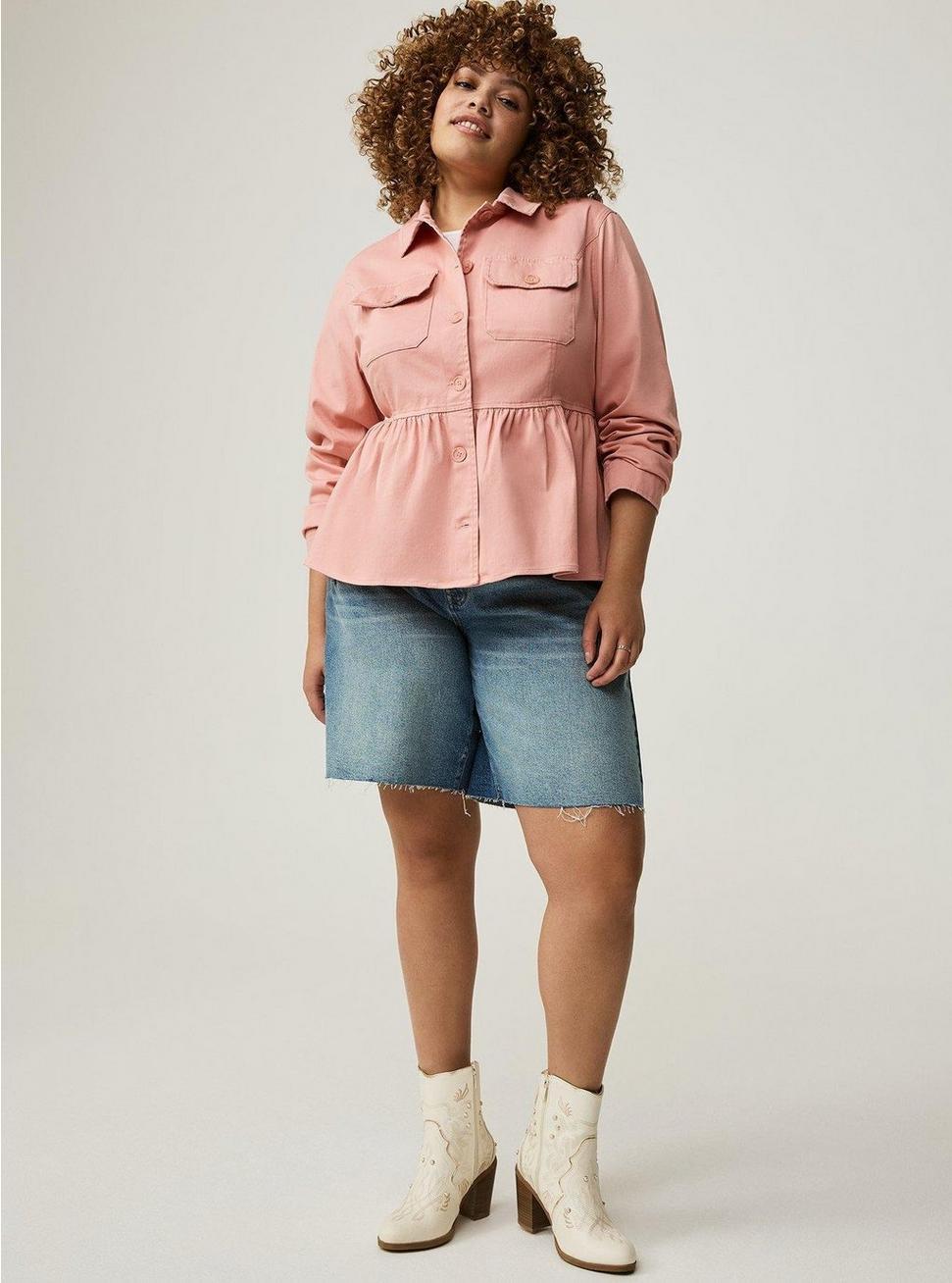 Peplum Utility Jacket Product Image