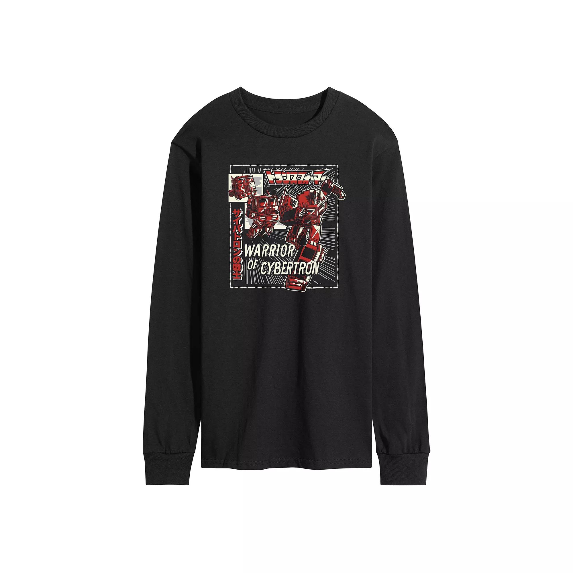 Men's Transformers Warrior Of Cybertron Long Sleeve Graphic Tee,  Product Image