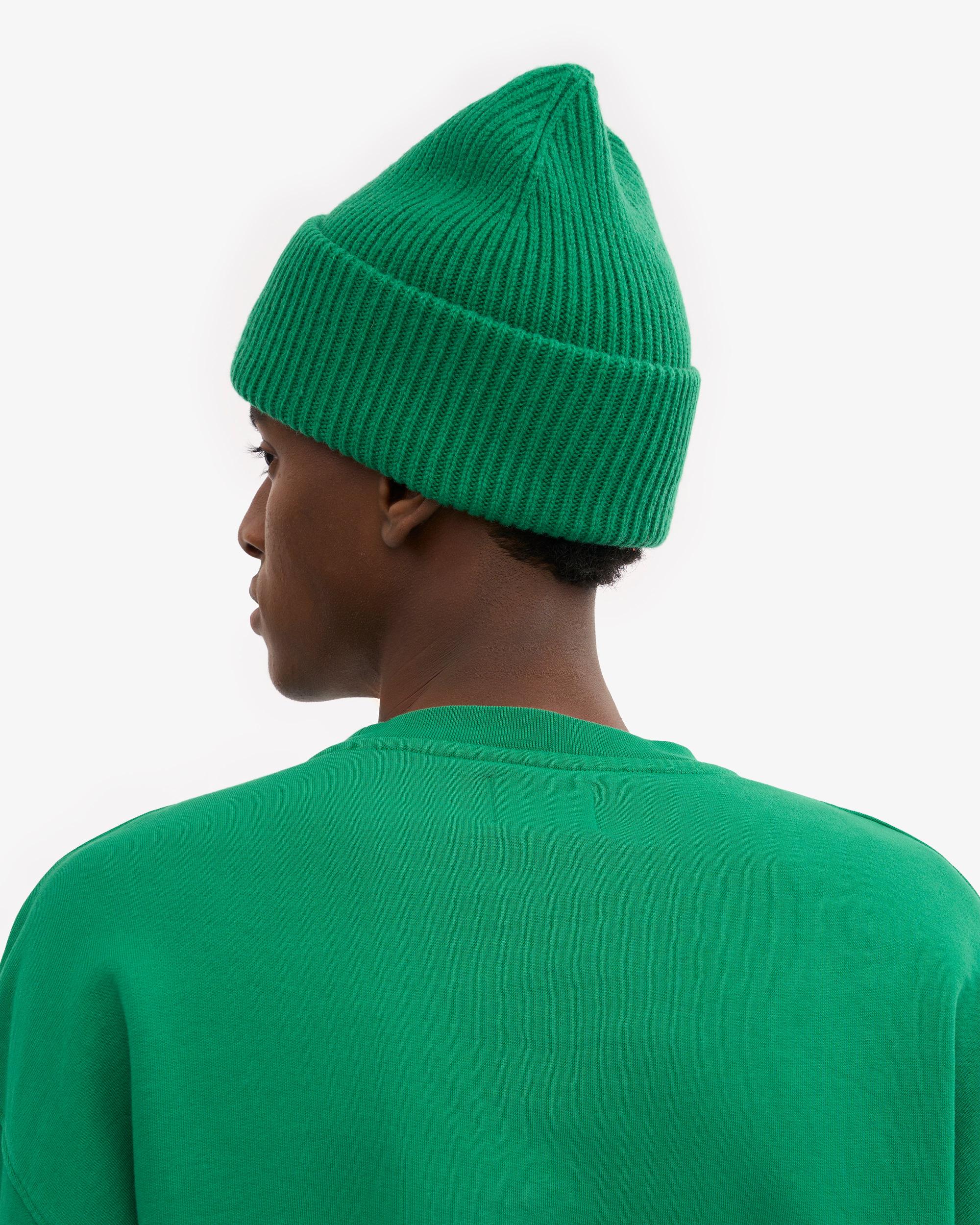 Merino Wool Hat - Kelly Green Product Image