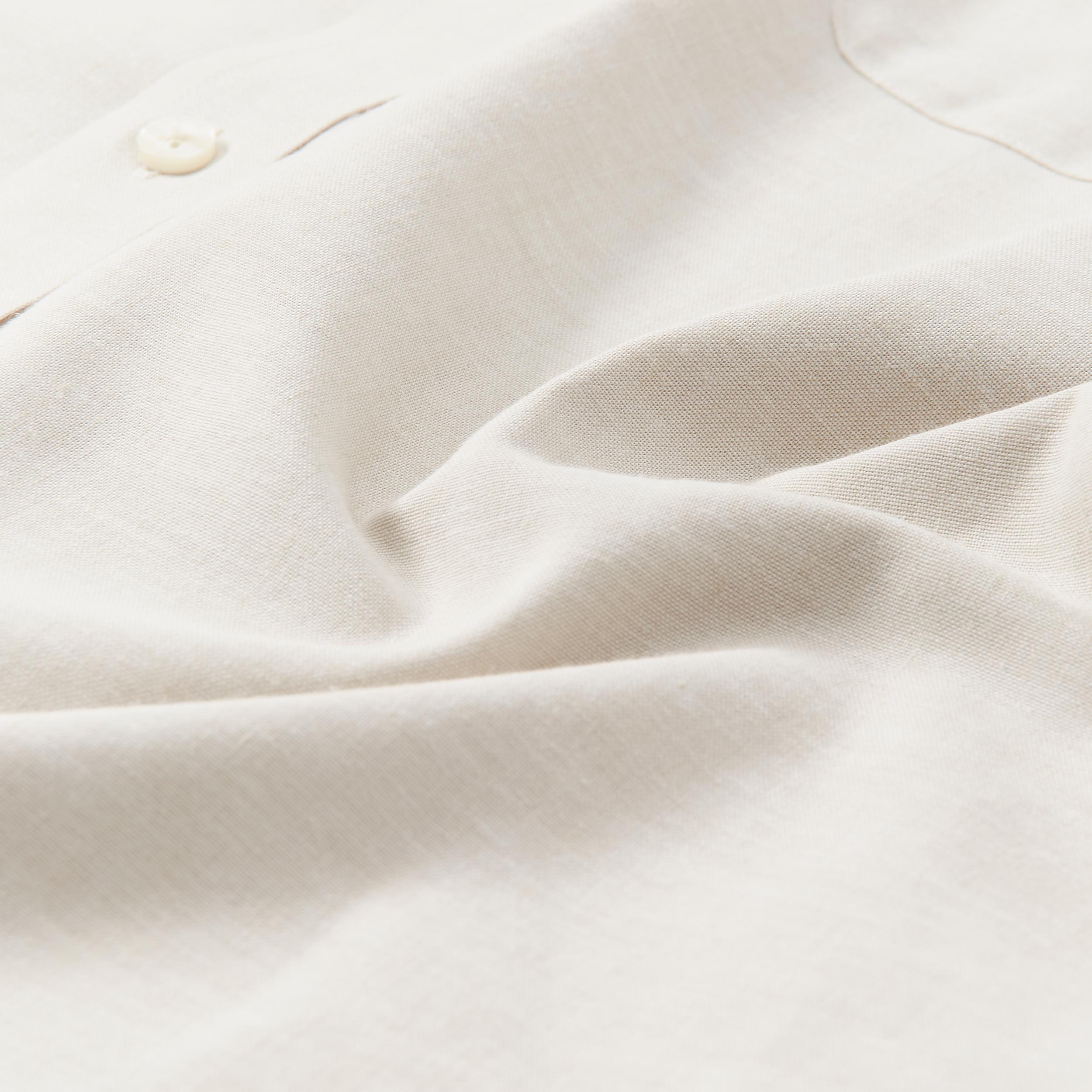 Wrinkle-Free Linen Long Sleeve Shirt Product Image