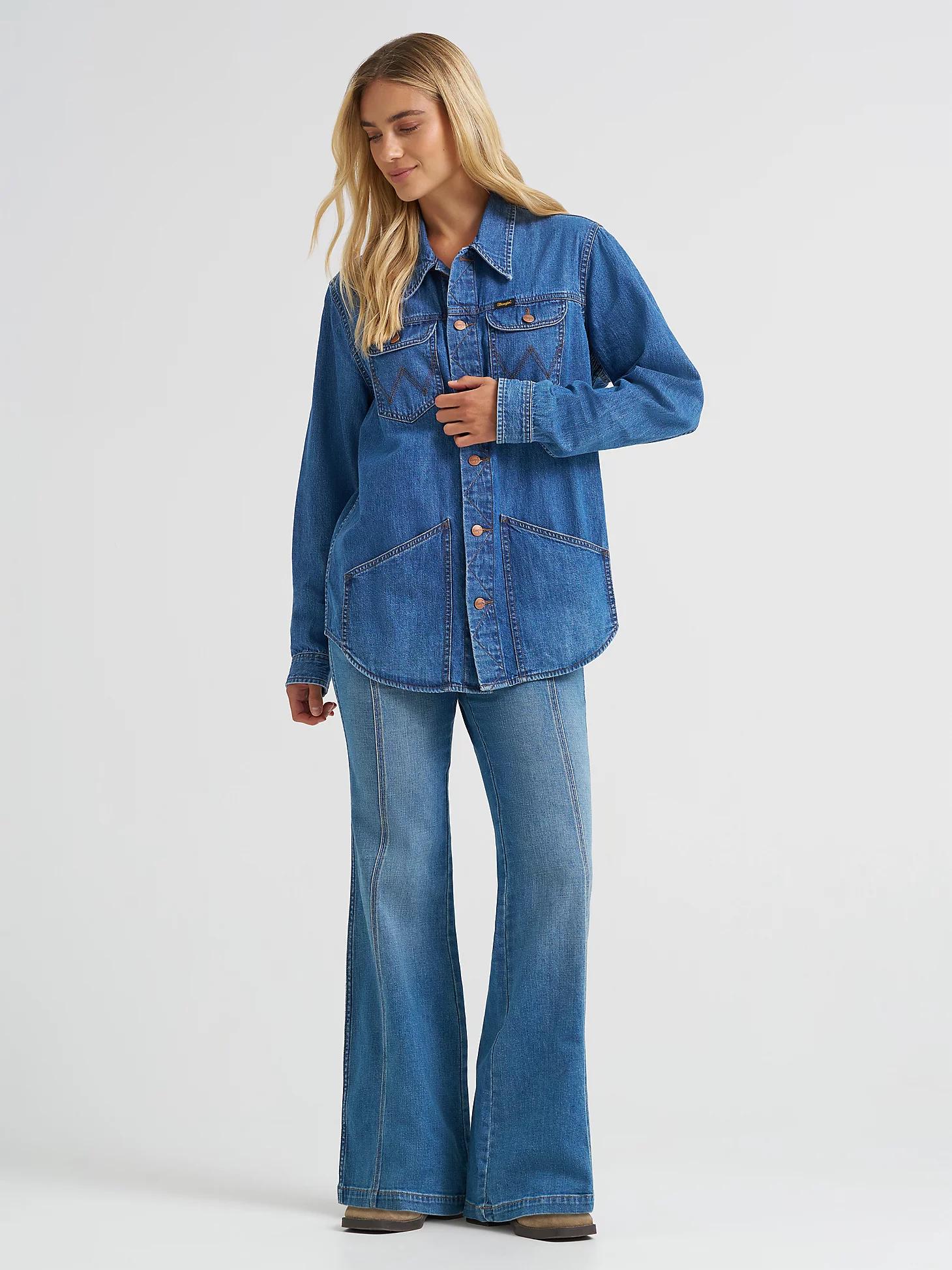 Women's Range Shirt in Harbor Blue Product Image