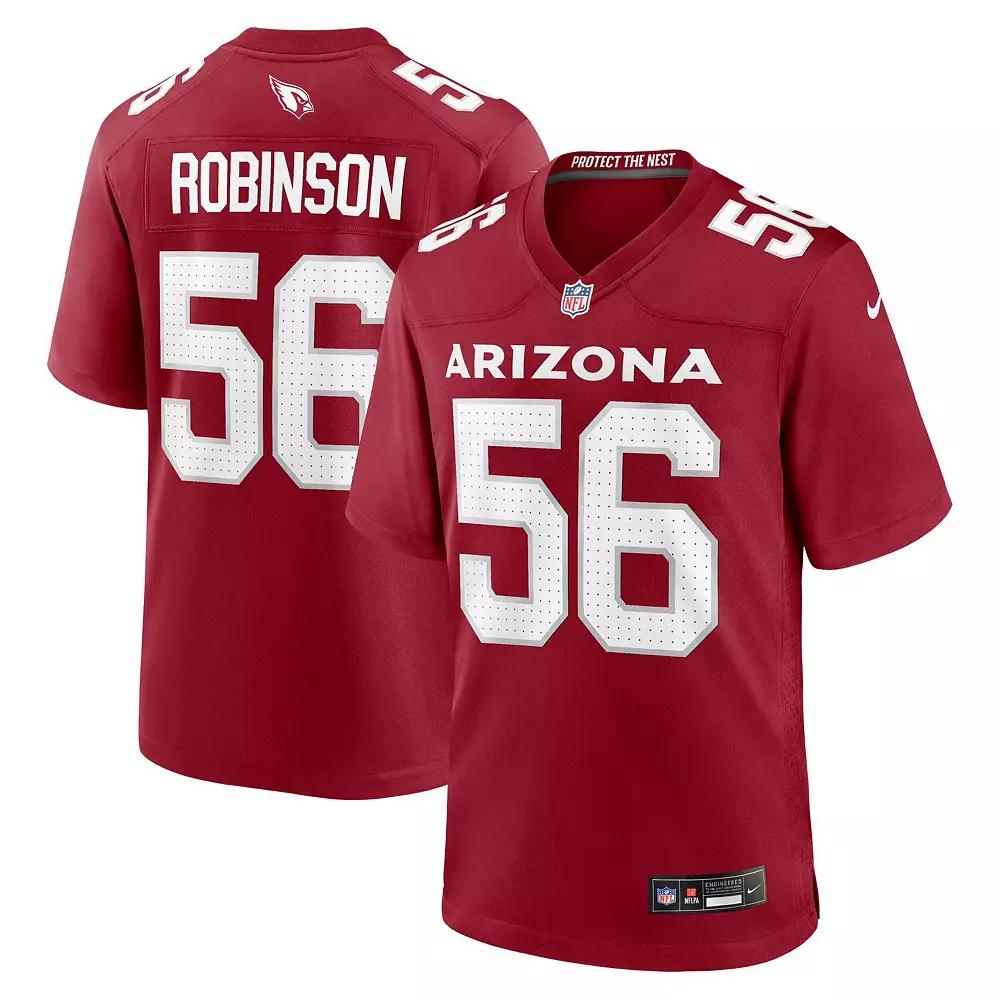 Men's Nike Darius Robinson Cardinal Arizona Cardinals Player Game Jersey,  Product Image