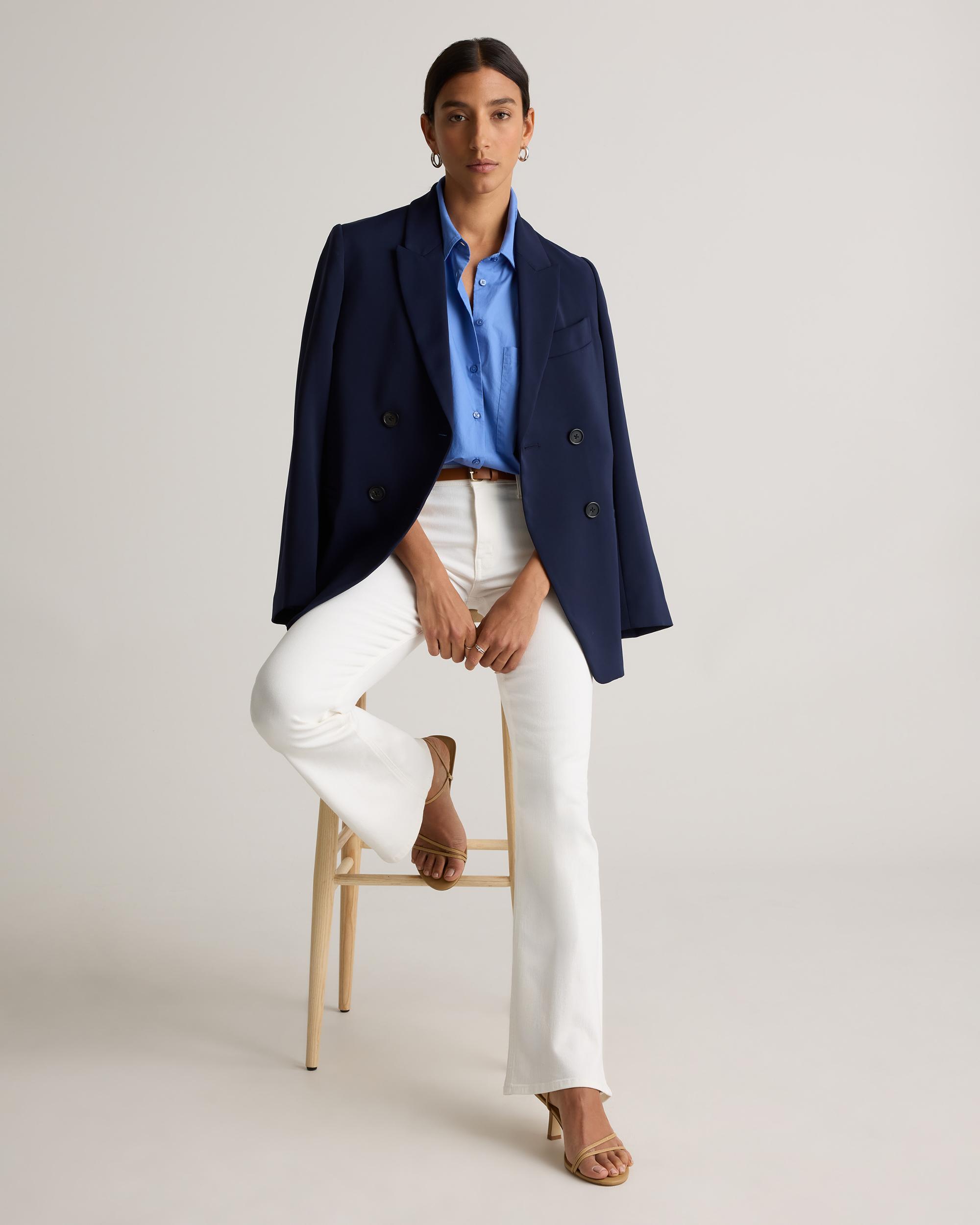 Quince | Women's Luna Stretch Flare Jeans Organic Cotton Product Image