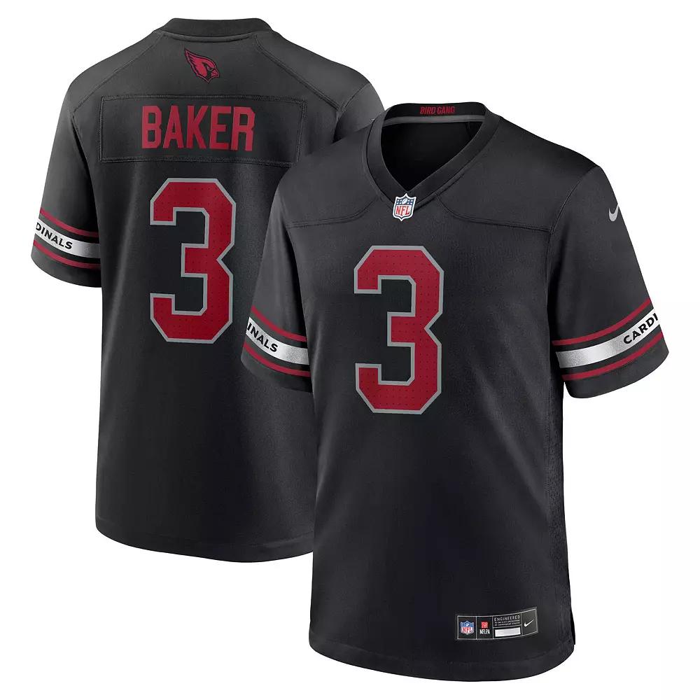 Men's Nike Budda Baker Black Arizona Cardinals Game Jersey,  Product Image