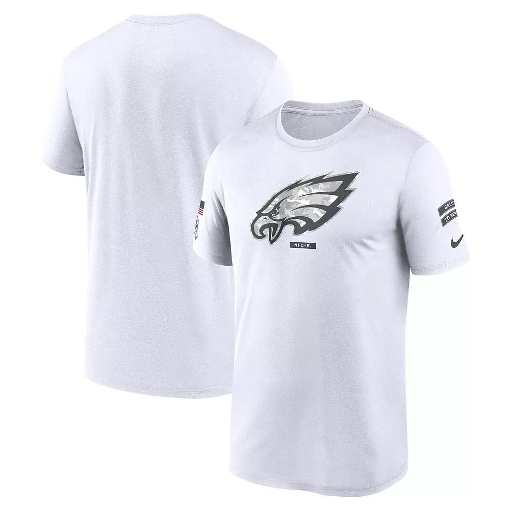 Men's Nike White Philadelphia Eagles 2024 Salute To Service Legend Performance T-Shirt, Size: 4XL Product Image