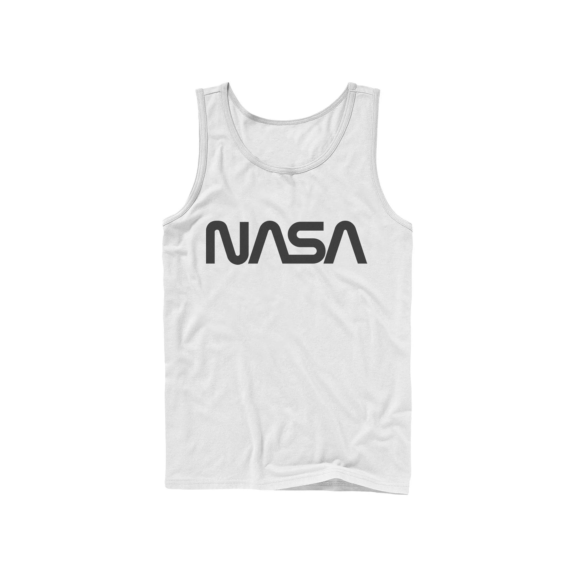 Men's NASA Simple Text Logo Graphic Tank Top,  Product Image