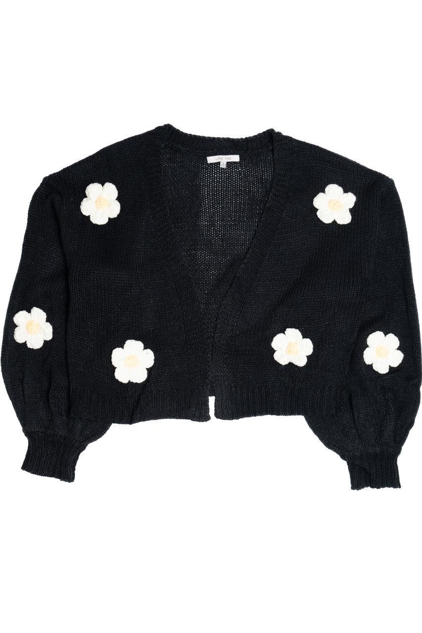 3D Daisy Cardigan Product Image