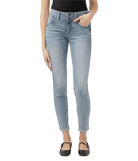 Silver Jeans Co. Suki Mid Rise 2-Button Skinny Jeans Product Image
