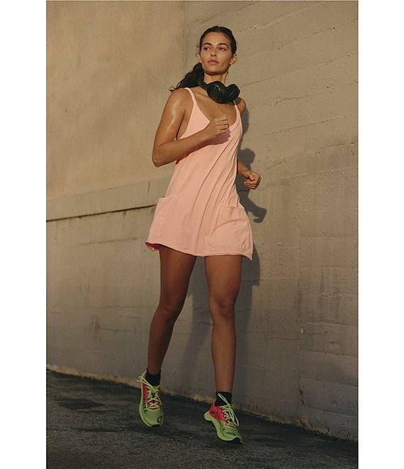 Free People FP Movement Hot Shot Scoop Neck Sleeveless Patch Pocket Mini Dress Product Image