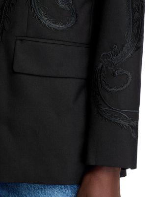 Sydney Embroidered Collarless Jacket Product Image
