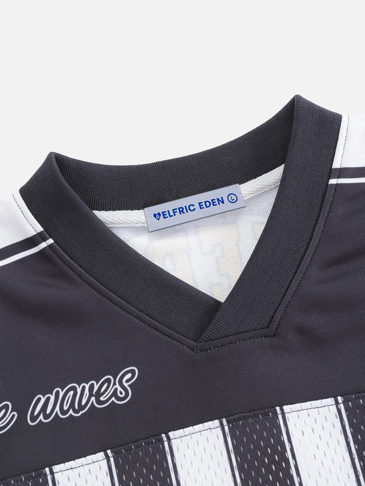 Aelfric Eden Stripe Number Football Jersey Product Image